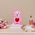 Transparent Heart Bear Resin Ornament – Modern Home Décor Accent