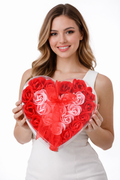 Rose-Scented Soap Flower Heart Gift Box – Romantic Home Décor & Gift